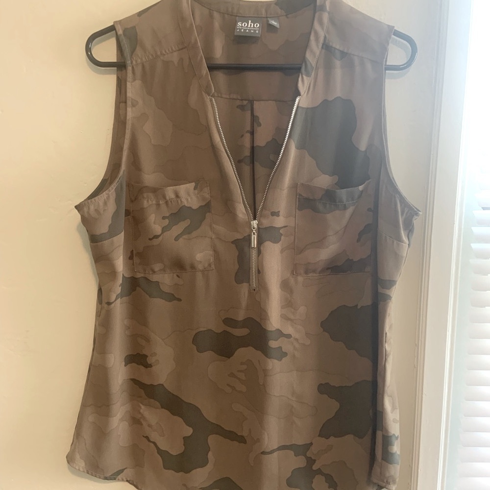 NYC Soho camouflage shirt
